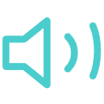 Audio volume control icon