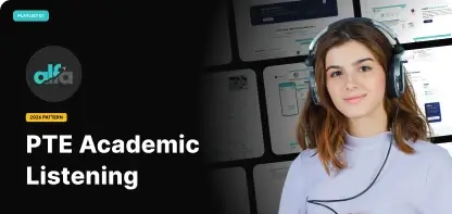 PTE Academic Listening Video Lessons