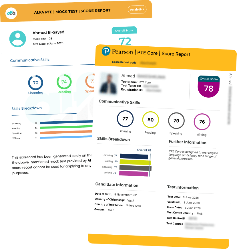 PTE Core Reading mock test and practice questions