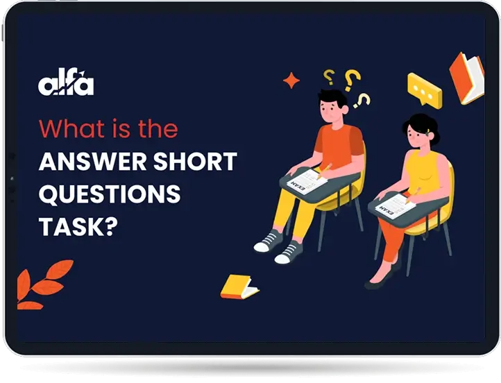 PTE Answer Short Questions task
