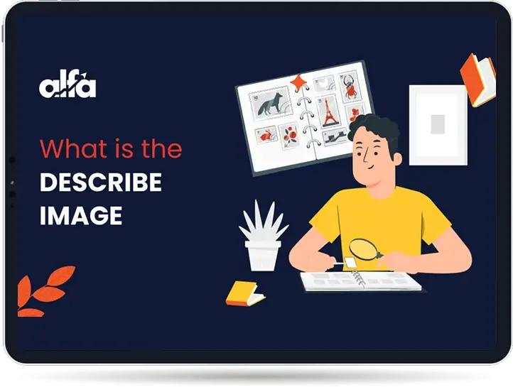 PTE Describe Image task illustration