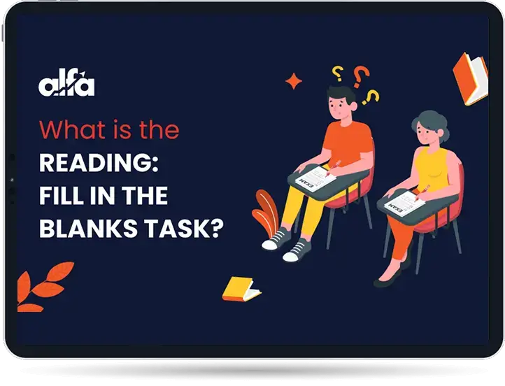 PTE Reading Fill in the Blanks task