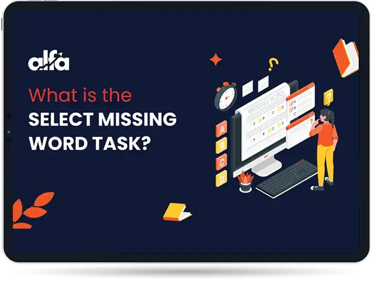 PTE Select Missing Word task