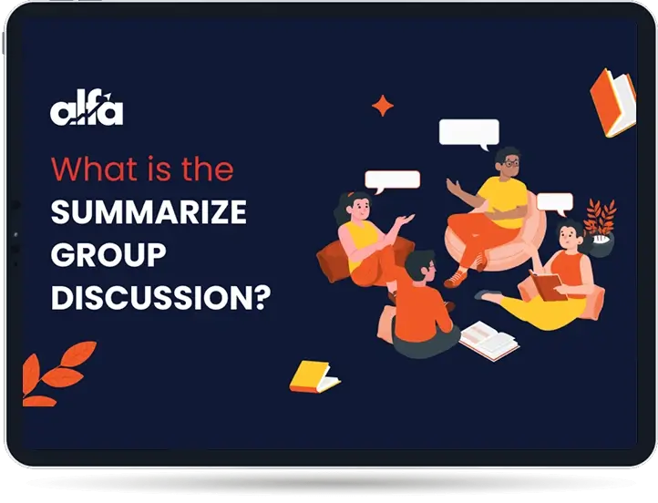 PTE Summarize Group Discussion task