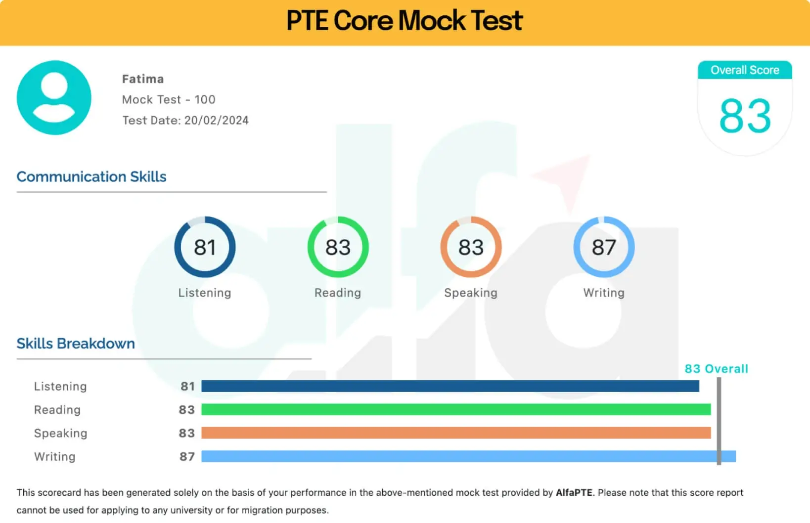 PTE Core Mock Test - PTE Exam Preparation Resource